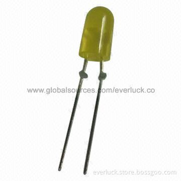 Round LED Components with AlGaInp Chip Material Warm White 0.5W